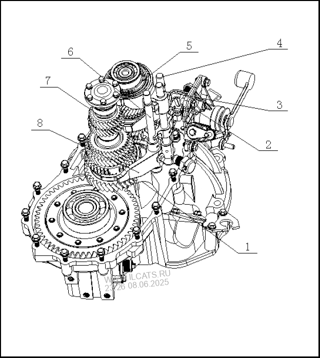 Схема кпп geely mk