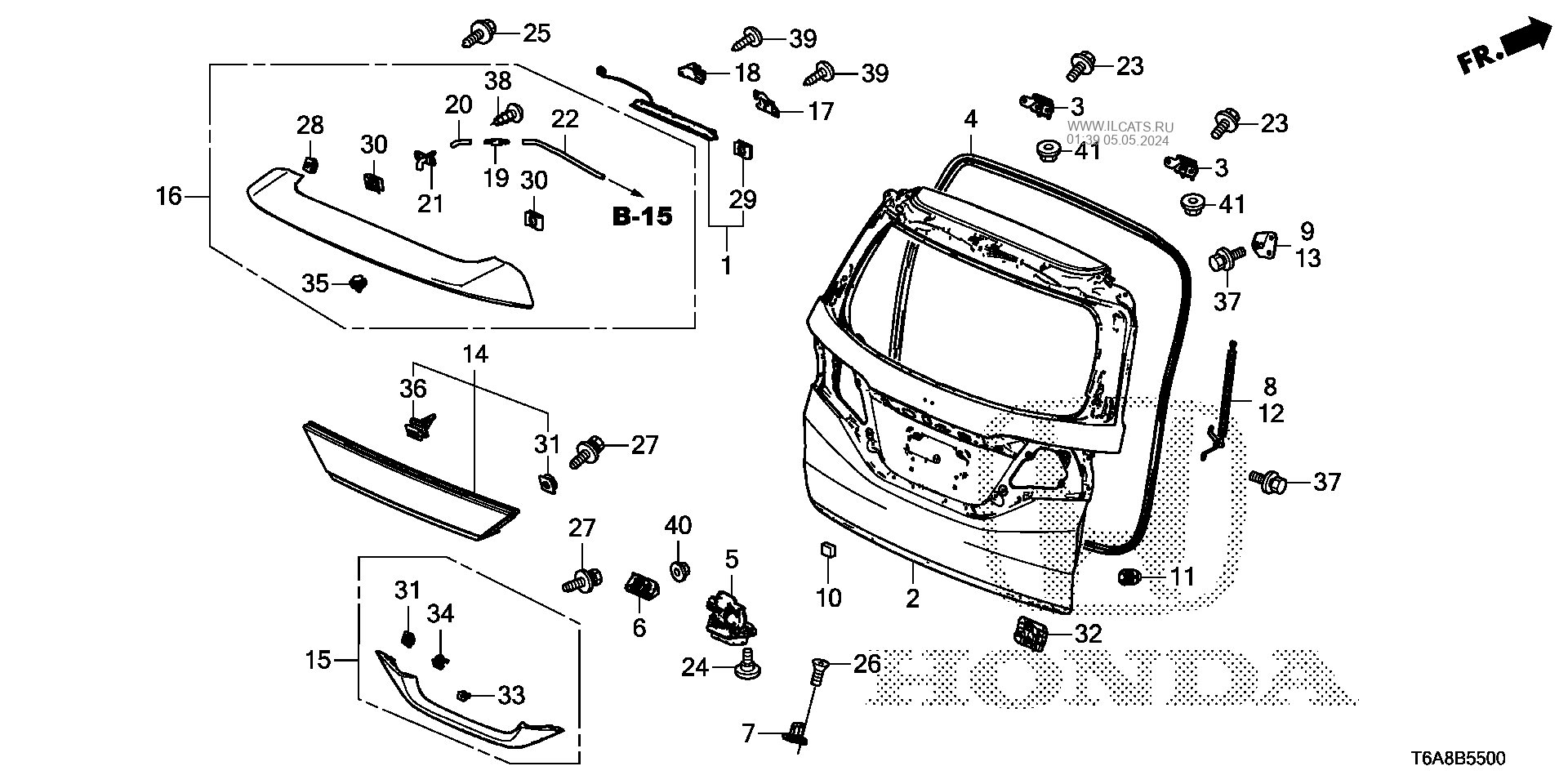 Honda Odyssey Body Parts Diagram / Parts Accessories Honda 2011 Cr Z