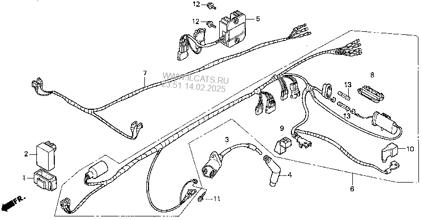 Honda Atv Wiring Harnes - Wiring Diagrams