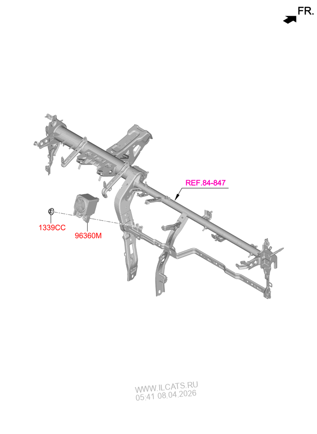 воздушный фильтр HYUNDAI SANTA FE 18 (ALABAMA PLANT-USA) (2018-) WAGON ...