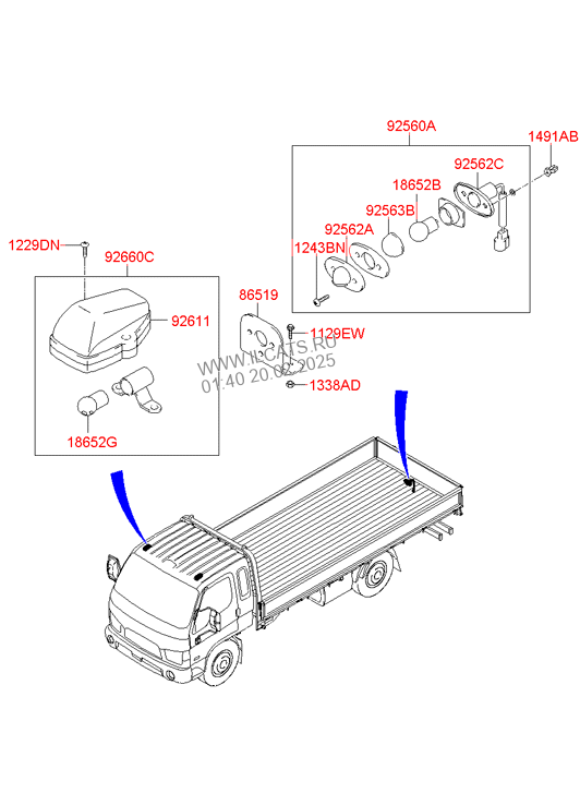 Lampy Raznogo Naznacheniya Hyundai Hd35 Hd45 Hd65 Hd75 08em 2008 4x2 Dlx Wide Cargo Cargo D4ga F Eng 15 Ps Ca Ca Cargo Car