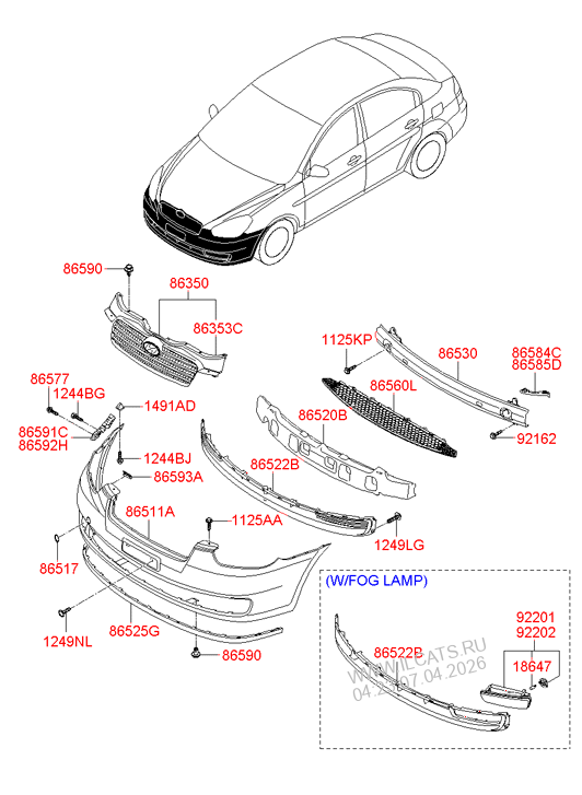 TRANSAXLE (MTA) HYUNDAI ACCENT 06(TURKEY PLANT-EUR): -DEC.2006 (2006 ...