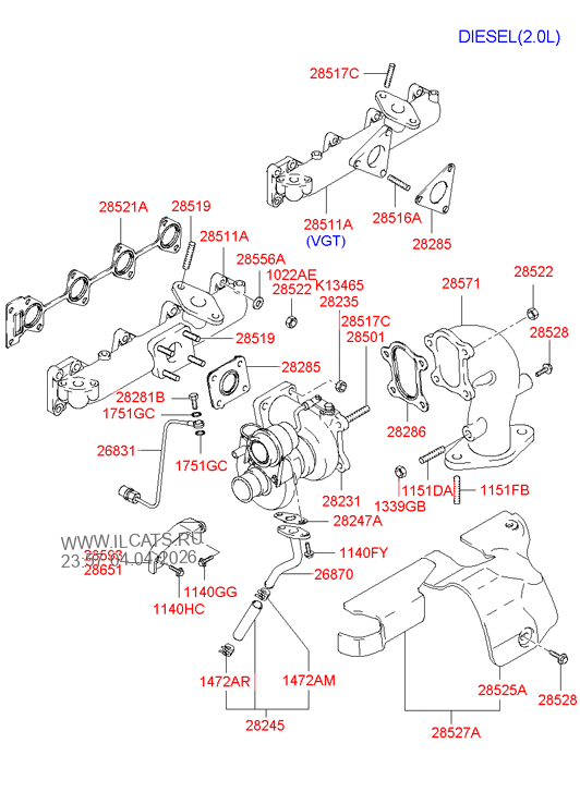Стекло боковины HYUNDAI SANTA FE 00 (2000-) 5 DR WAGON