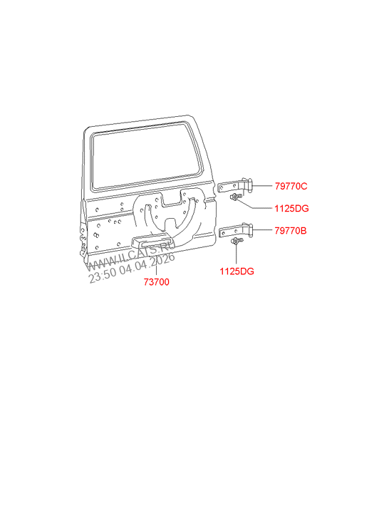 карданный вал HYUNDAI GALLOPER II/INNOVATION 00 (2000-2003) Любая