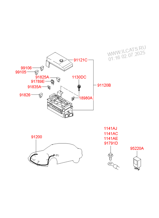 Fuse Box For Hyundai Xg300 - Wiring Diagram