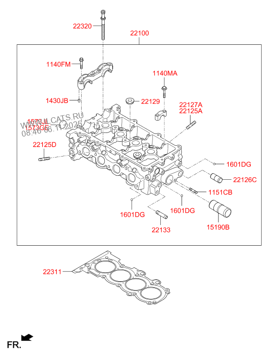 CYLINDER HEAD HYUNDAI I20 12 (INDIA PLANTINDIA) (20122014) SEDAN 5DR 5P