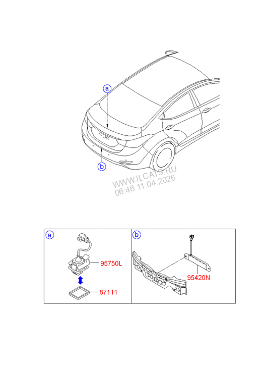 воздушный фильтр HYUNDAI ELANTRA 13 (INDIA PLANT-INDIA) (2012-2016 ...