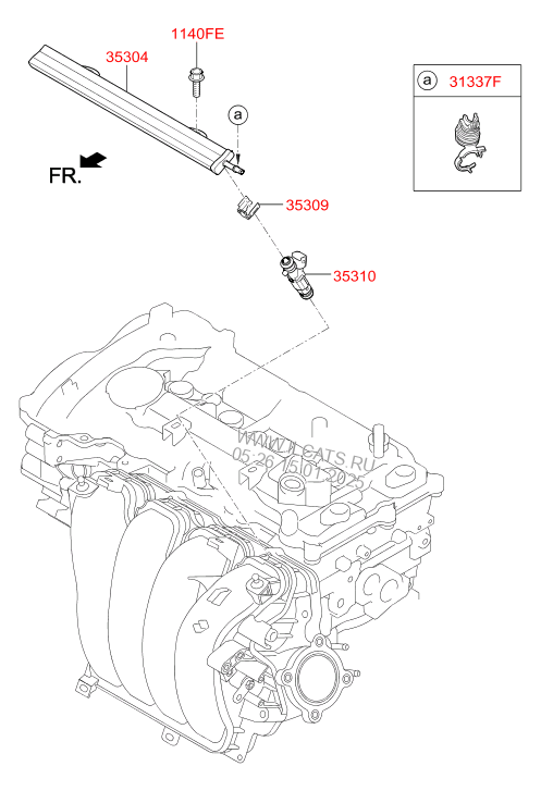 THROTTLE BODY & INJECTOR HYUNDAI TUCSON 17 (INDIA PLANT-INDIA) (2016 ...