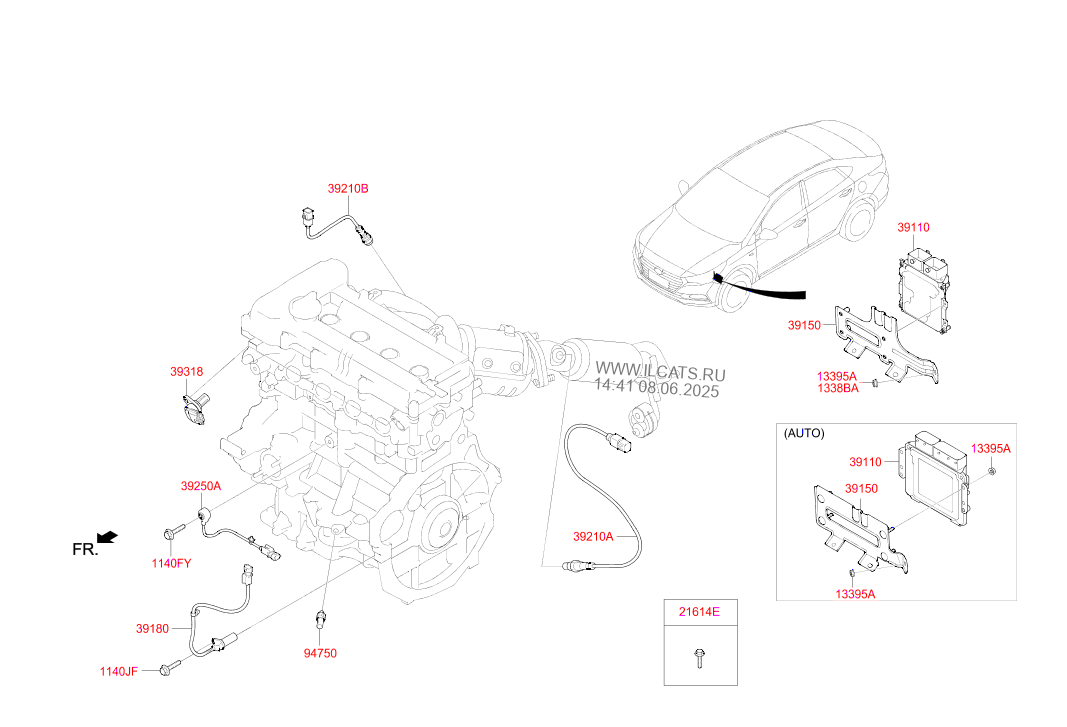 Парт номера запчастей hyundai accent