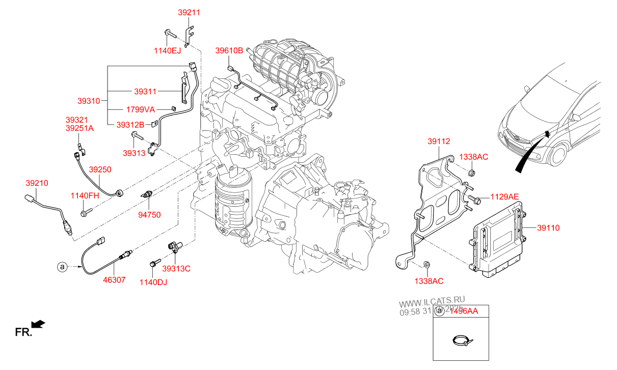 ELECTRONIC CONTROL HYUNDAI EON 11 (INDIA PLANTMES) (20112017) SEDAN