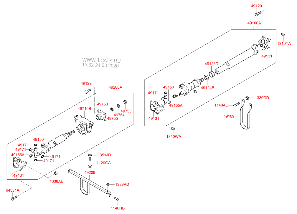 Пусковая свеча HYUNDAI HD45/HD65/HD72/HD78 04EM (2010-) GENERAL CAB