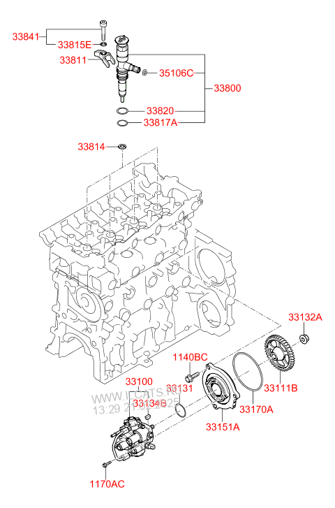 Fuel Injection Pump Hyundai Mighty 15 2016 2 5ton 4x2 Dlx Wide Dump High Short Suspension Cab Std D4ga F Eng 14 Ps 10em