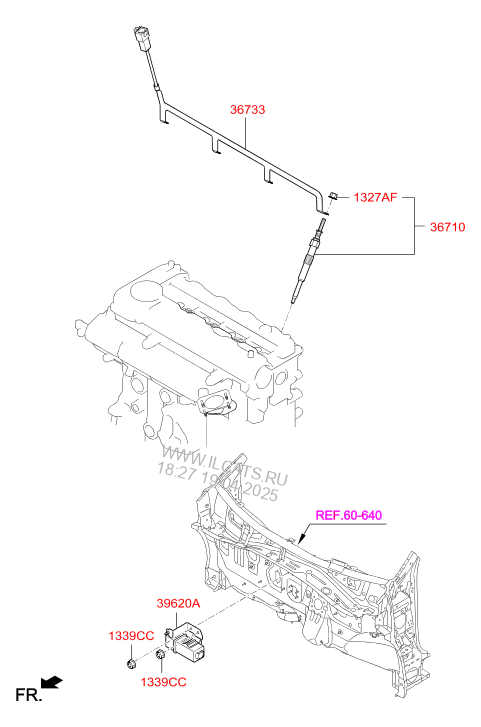 Glow Plug Hyundai I30 17 2017 Sedan 5dr 5p