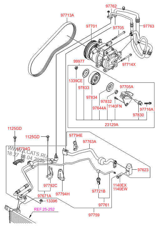 Aircon System Cooler Line Hyundai Accent 06 Sep 2006 2006 1600 Cc Alpha Dohc Dohc Mpi Gasoline Unleaded