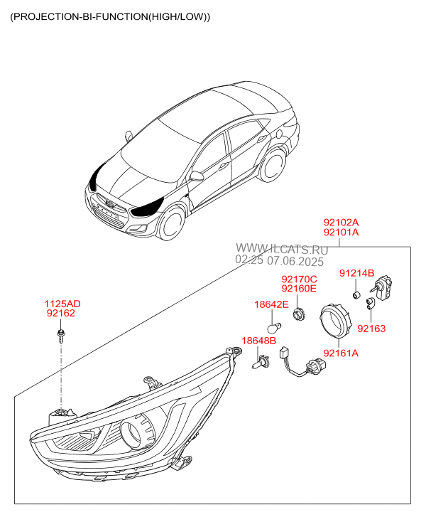 Парт номера запчастей hyundai accent