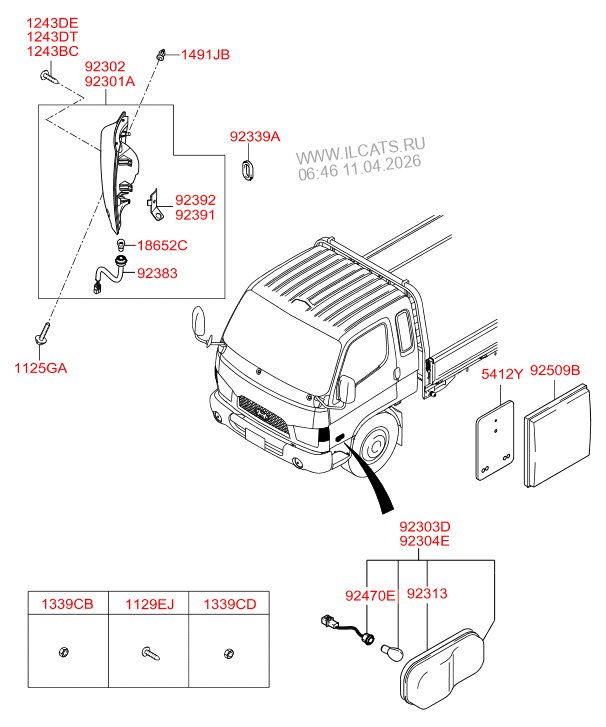 топливный бак HYUNDAI HD45/HD65 08 (SPAIN) (2010-2012) CARGO HIGH ...