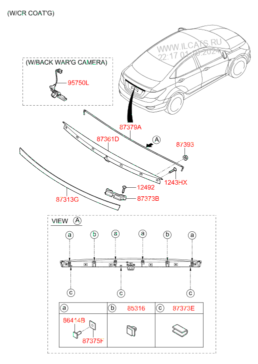 Парт номера запчастей hyundai accent