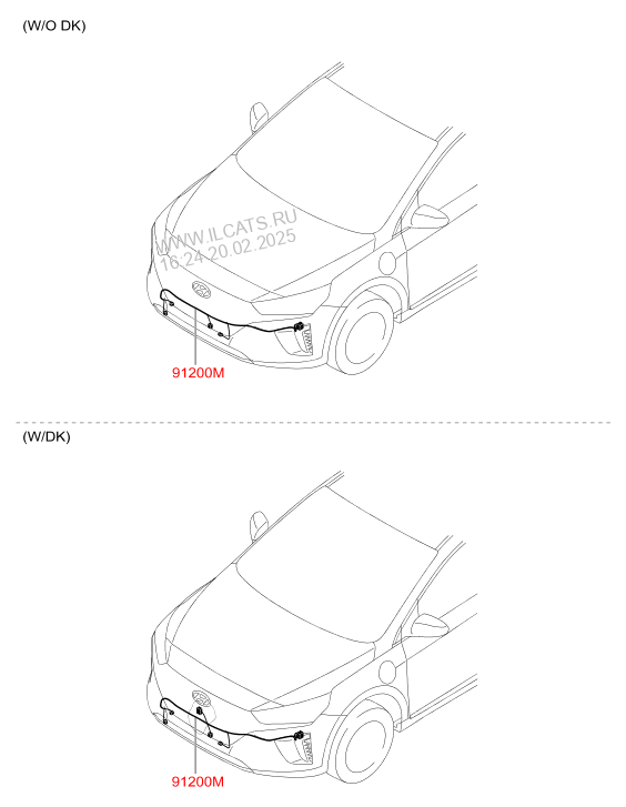 Elektroprovodka Raznogo Naznacheniya Hyundai Ioniq Electric 2016 Sedan 5dr 5p Motor 88kw Electric Electric Electric Electric Decelerator