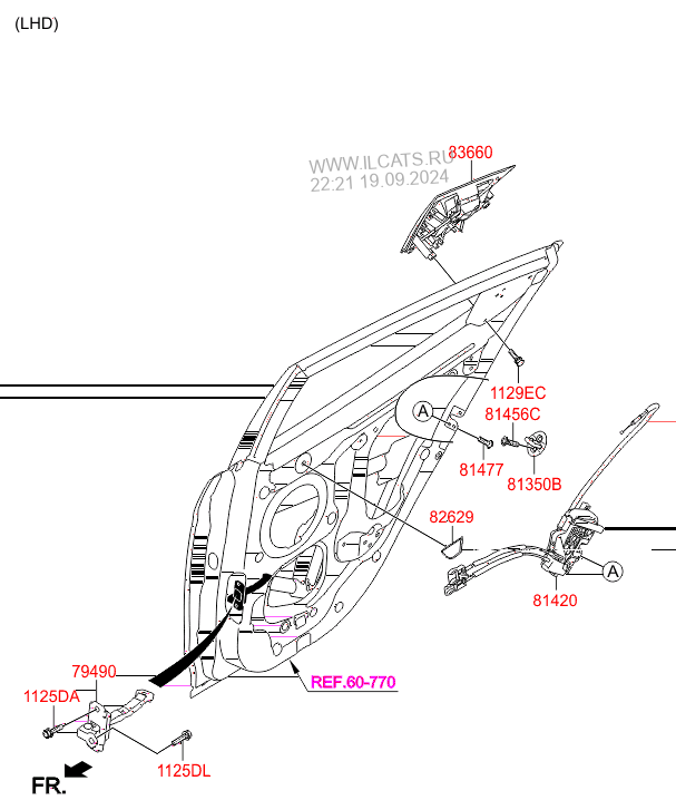 Код отделки салона toyota