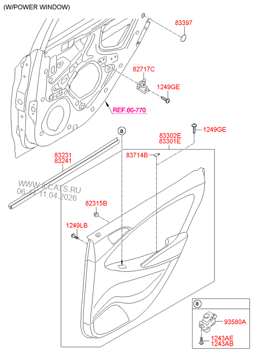 топливная система HYUNDAI ACCENT 11 (2011-2014) SEDAN - 4DR 5P