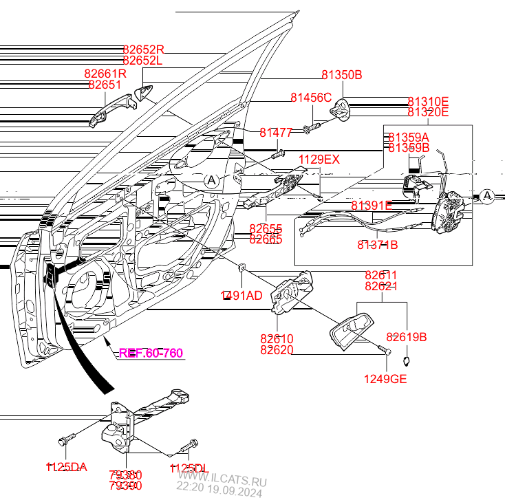 Код отделки салона toyota