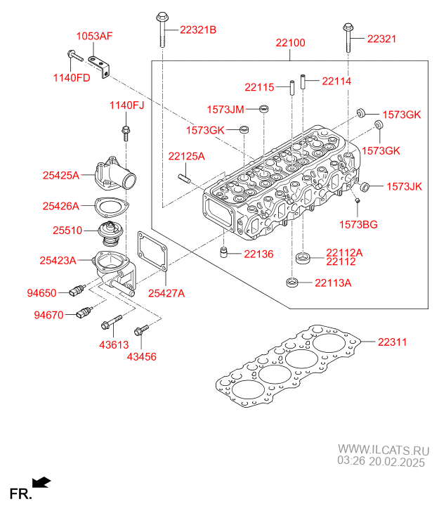 Golovka Bloka Cilindrov Hyundai Mighty 15 2016 4x2 Dlx Wide Dump High Short Suspension Cab Std