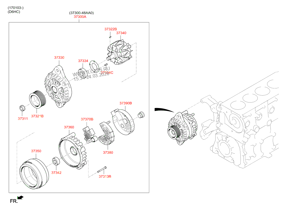 система охлаждения HYUNDAI XCIENT 13 6X4 (2013-) 6X4 DLX, VEHICLE TYPE ...