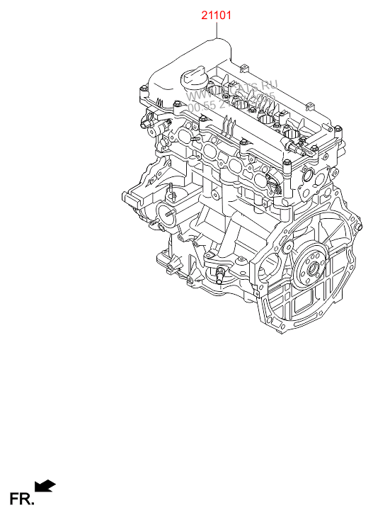 Sub Engine Hyundai Accent 15 2014 Lyubaya