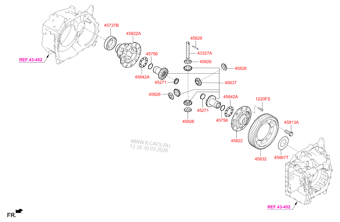 Изоляционная обивка и заглушка HYUNDAI ELANTRA 17 (2017-) SEDAN - 5DR ...