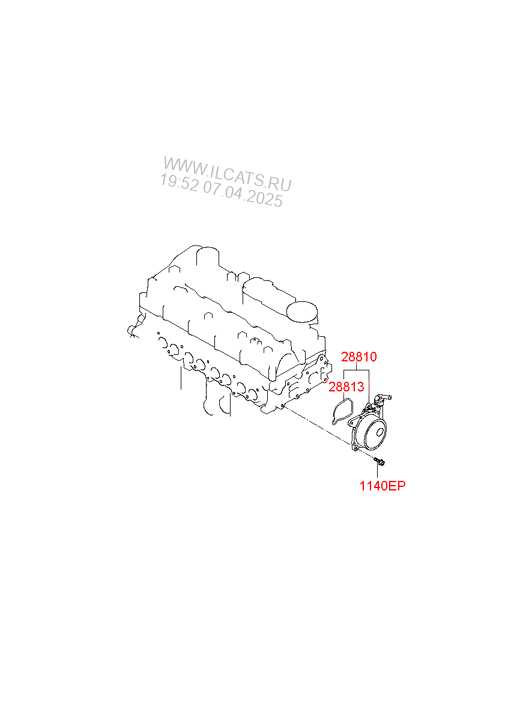 Vacuum Pump Hyundai Ix35 Tucson 10 2009 2013 Wagon 5dr 5p