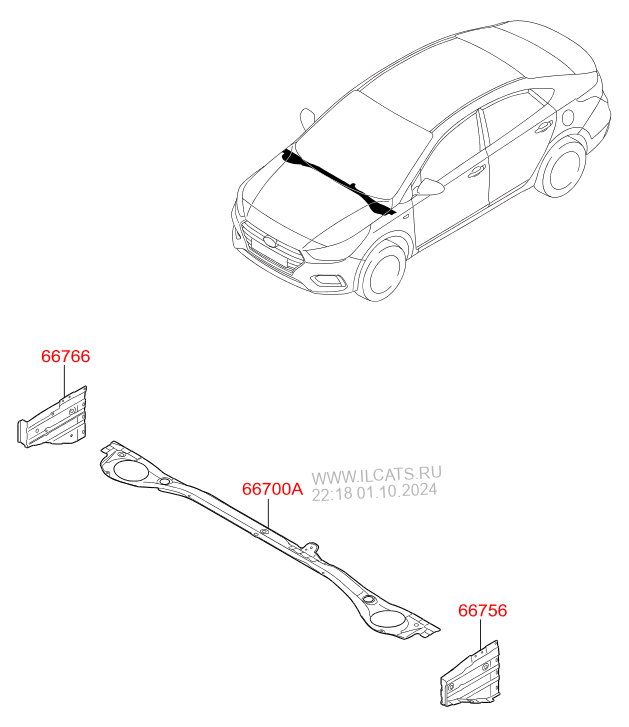 Парт номера запчастей hyundai accent