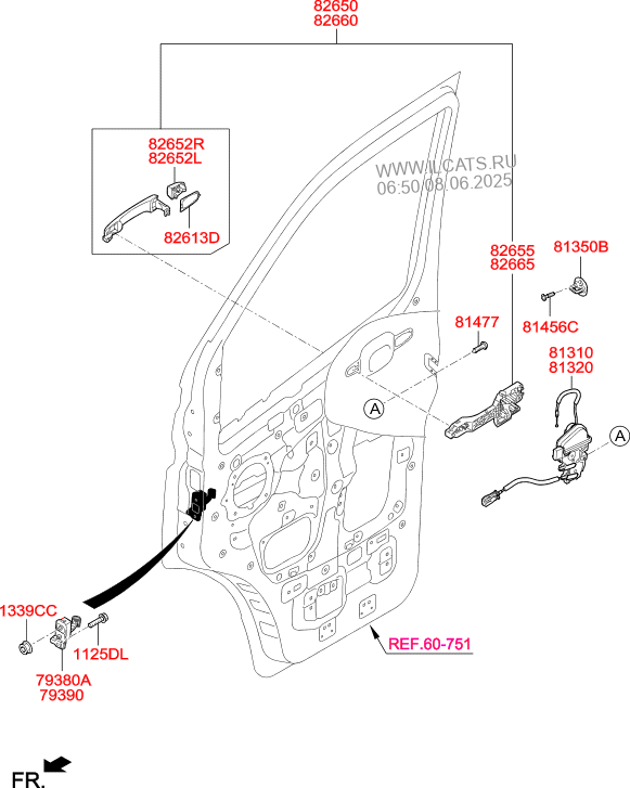 Front Door Locking System Hyundai H350 Bus Van 14 Turkey