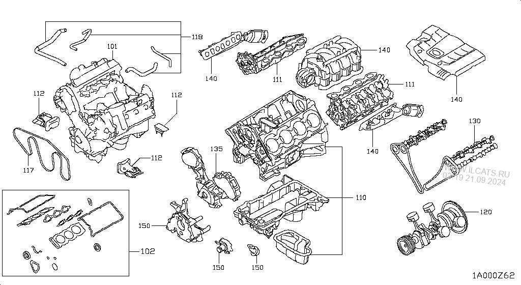 Расположение цилиндров инфинити qx56