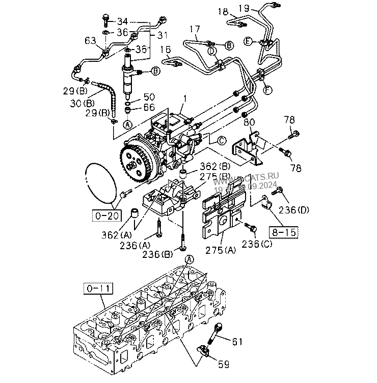 FUEL INJECTION SYSTEM ISUZU TFR/TFS(AUSTRALIA)