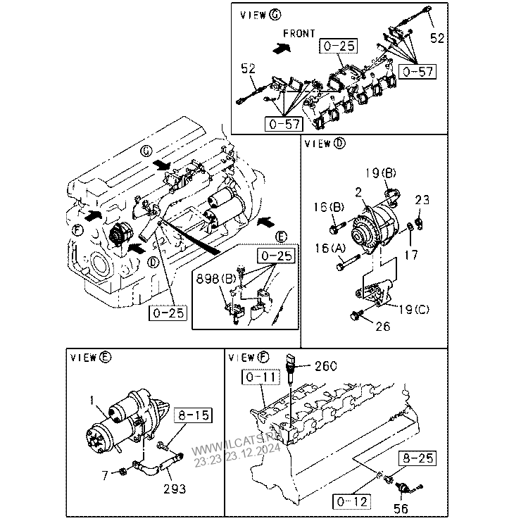 ENGINE ELECTRICAL CONTROL PARTS ISUZU CYJ(NEW ZEALAND)