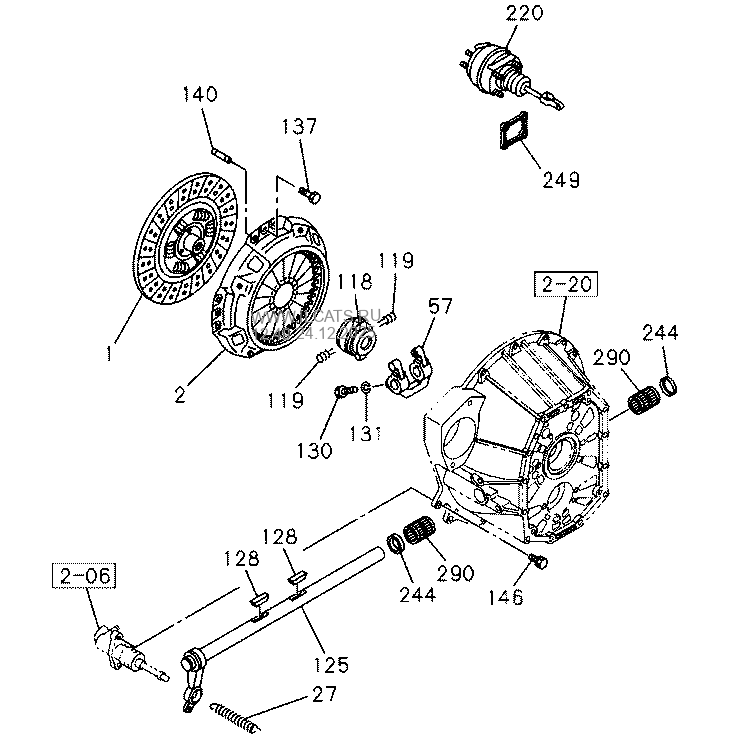 CLUTCH ISUZU NPR/NQRRHD