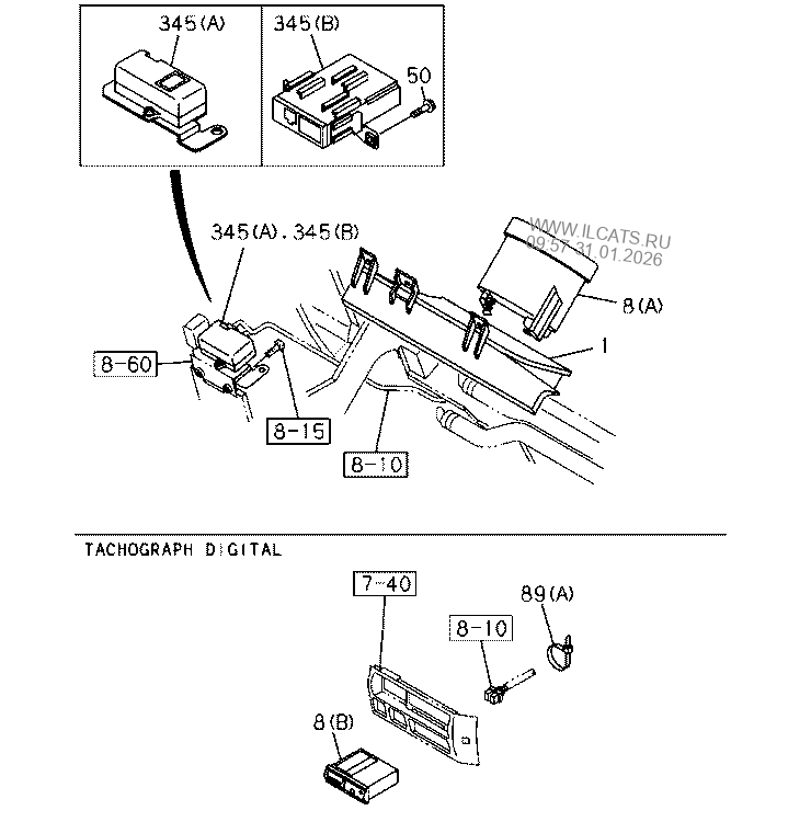 CHASSIS ELECTRICAL ISUZU TFR/TFS-LHD