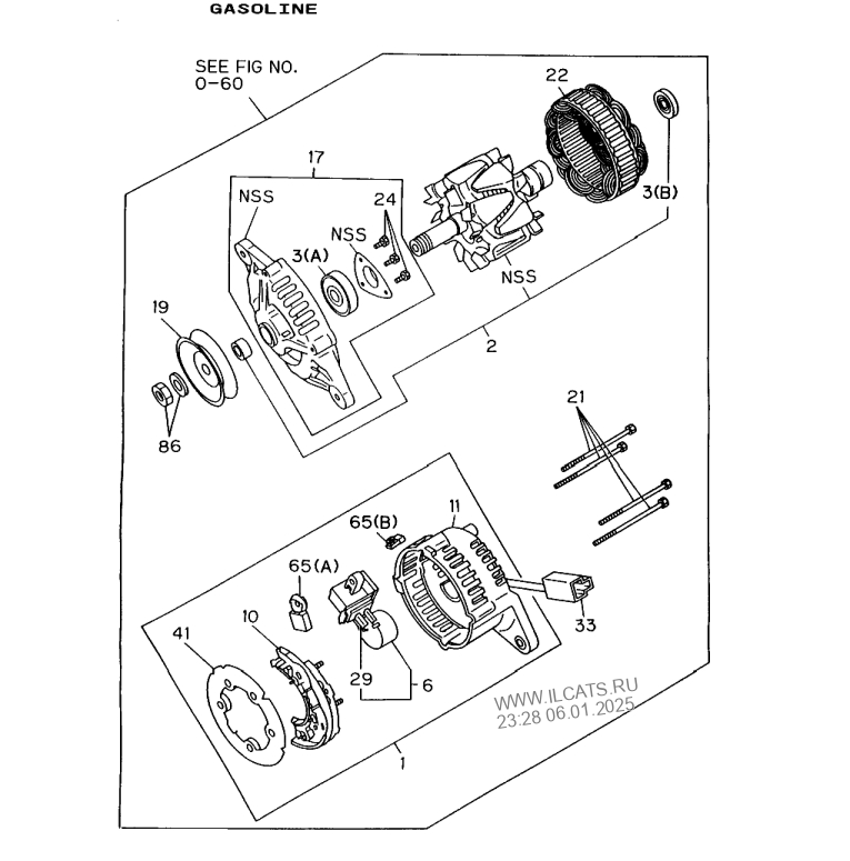 Generator Isuzu Trooper