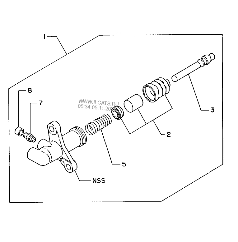 CLUTCH SLAVE CYLINDER ISUZU TROOPER