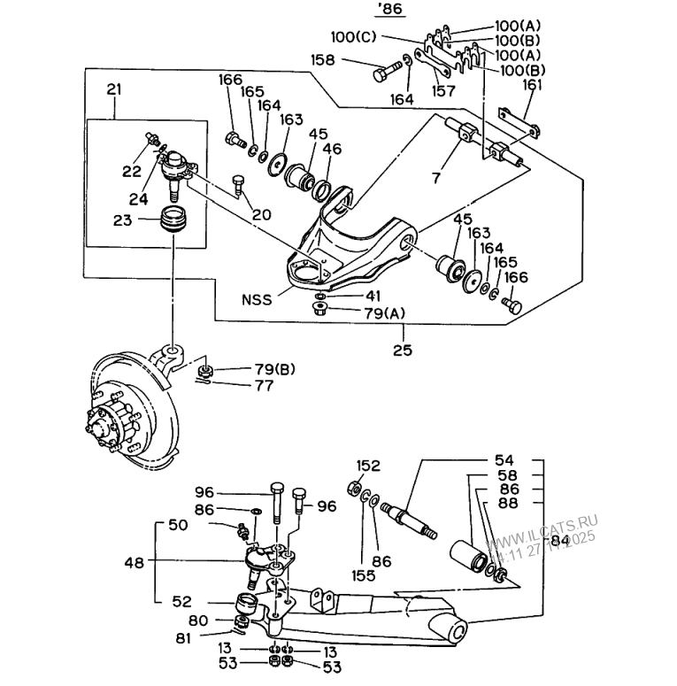FRONT SUSPENSION ISUZU TROOPER