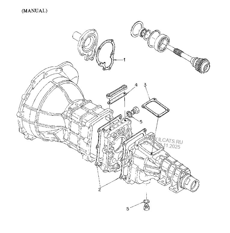 REPAIR KIT; TRANSMISSION OVERHAUL (MANUAL) ISUZU IMARK