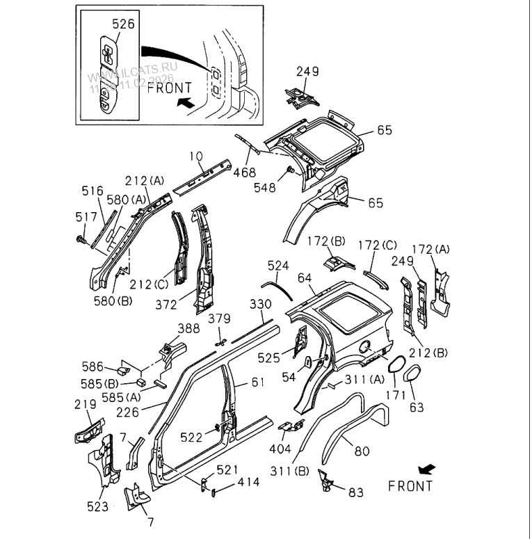AUTO TRANS CASE,CONVERTER AND OIL PUMP ISUZU RODEO