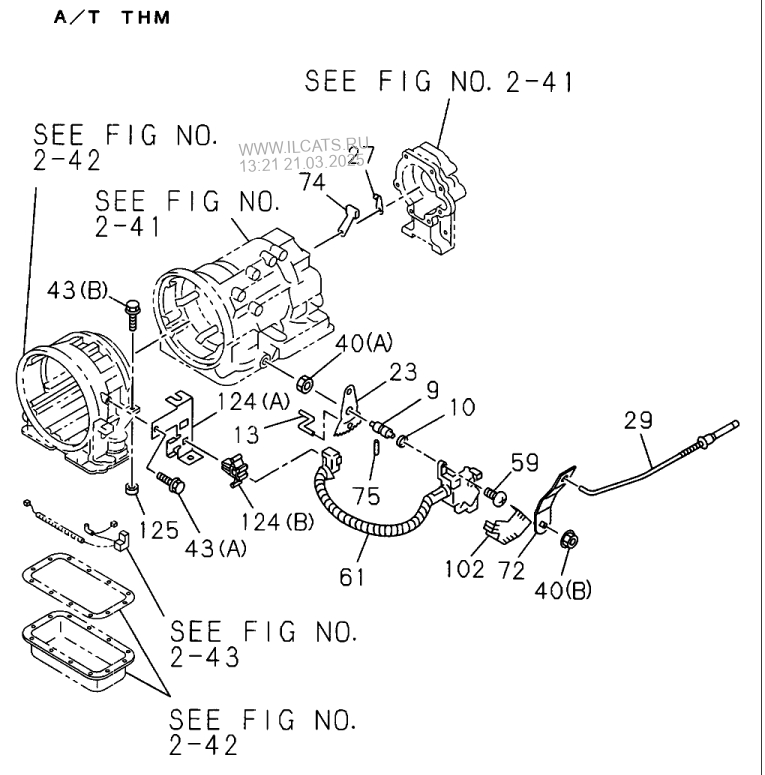 AUTO TRANS INHIBITOR SWITCH ISUZU RODEO