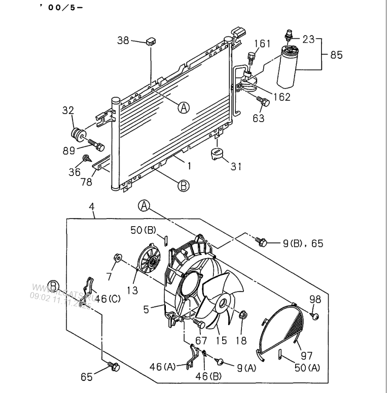 CONDENSER ISUZU TROOPER