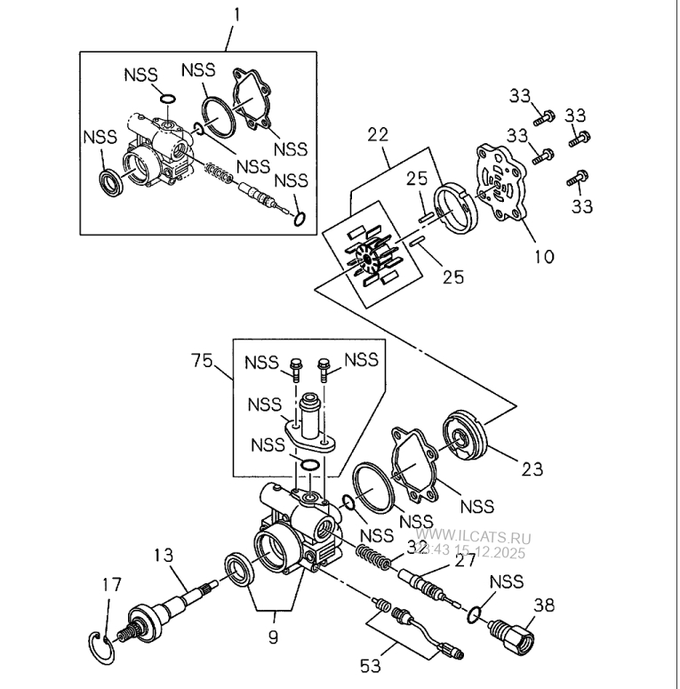 POWER STEERING OIL PUMP ISUZU VEHICROSS