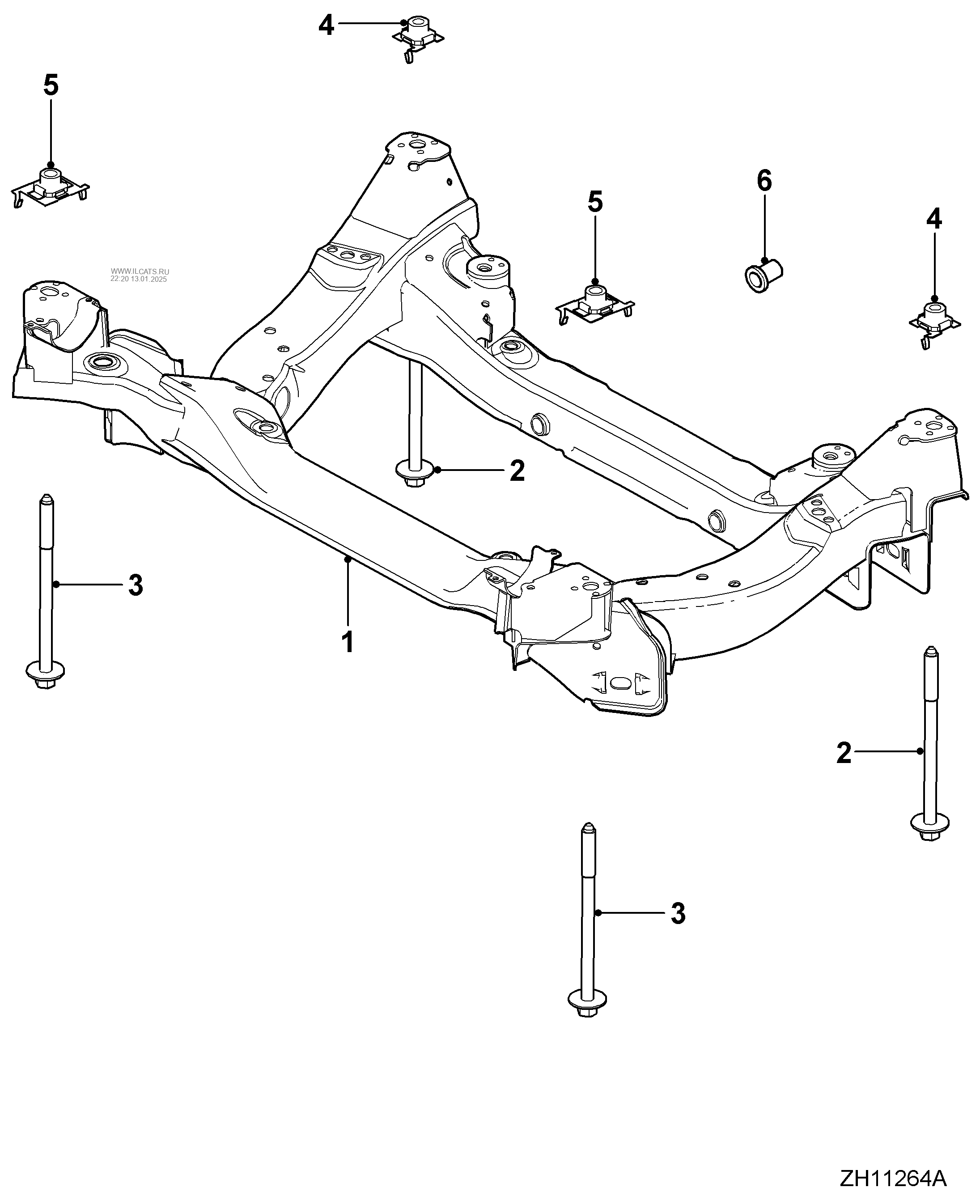 Шайбы в подрамник jzx100