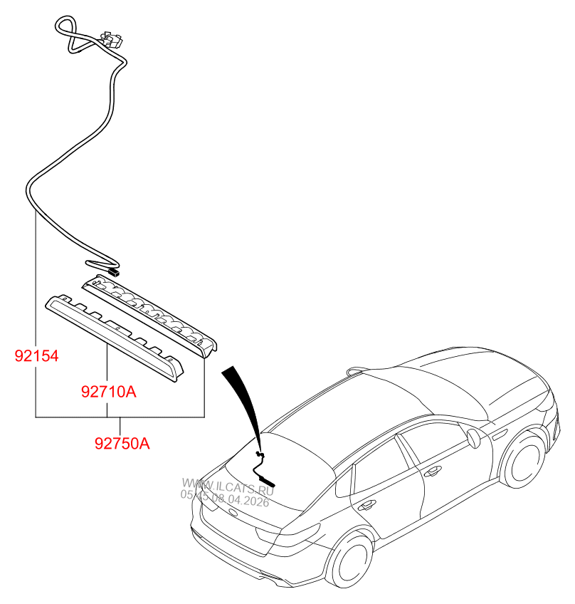 воздушный фильтр KIA OPTIMA 18 (GEORGIA PLANT-CAN) (2018-) SEDAN - 4DR ...