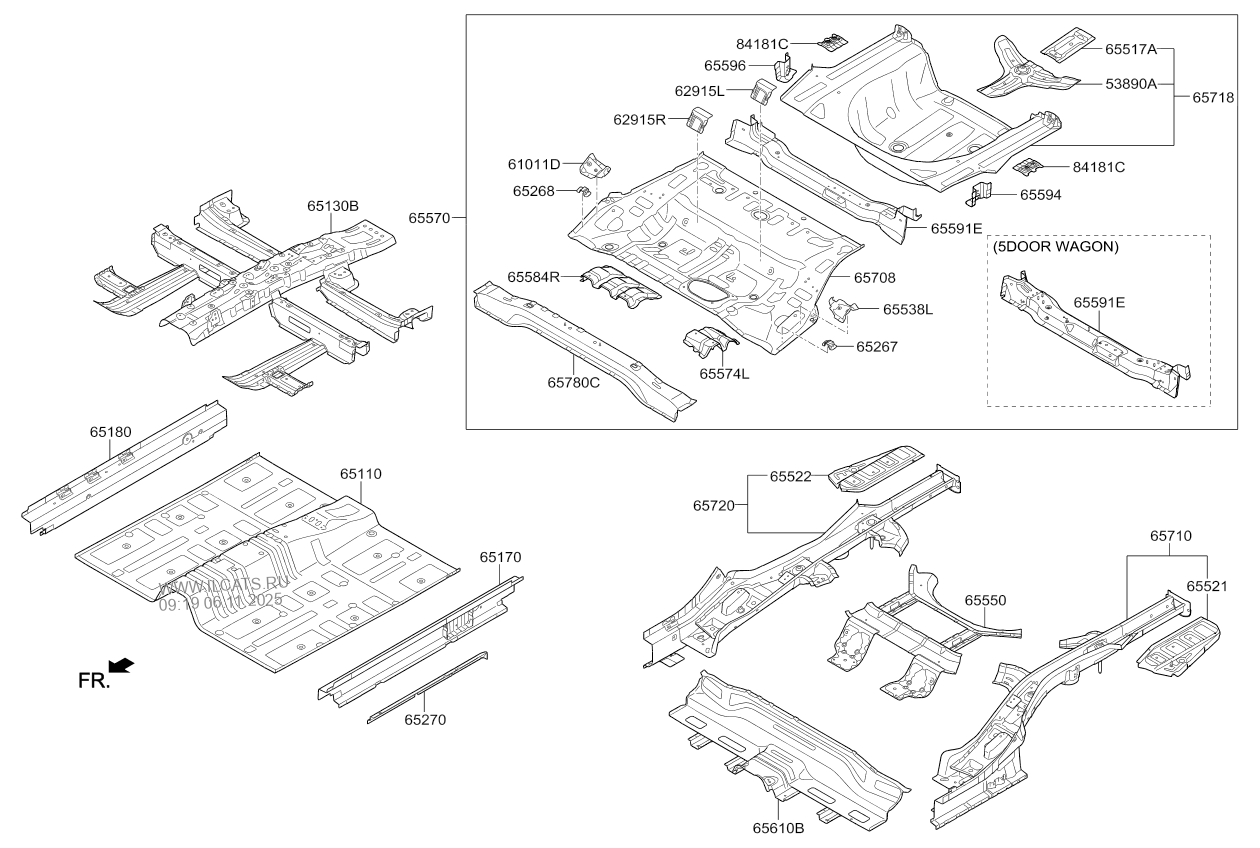FLOOR PANEL KIA OPTIMA 16 (2015) Any