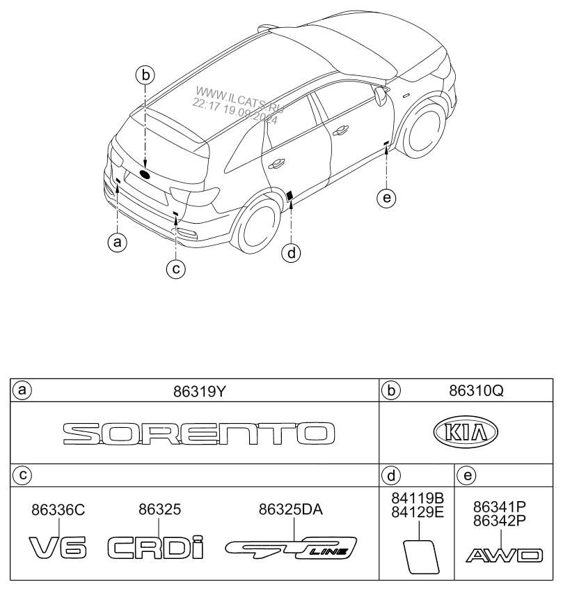 Код отделки салона toyota