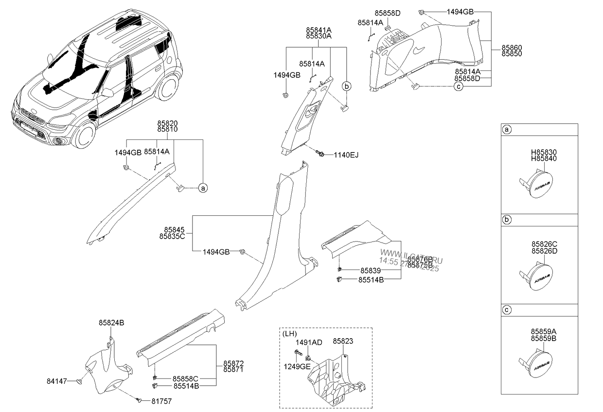 Схема киа соул. Запчасти Киа соул 2011. Киа соул кузов схема кузова. Схема деталей радиатора Kia Soul 2009. Детали кузова кия соул.